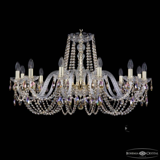 Подвесная люстра Bohemia Ivele Crystal 1402 1402/12/360 G R801