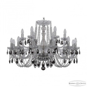 Подвесная люстра Bohemia Ivele Crystal 1402 1402/12+6/300 Ni K731