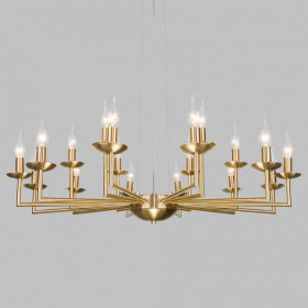 Подвесная люстра Eurosvet Cariso 60150/18 латунь