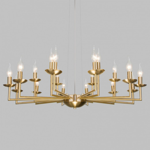Подвесная люстра Eurosvet Cariso 60150/18 латунь