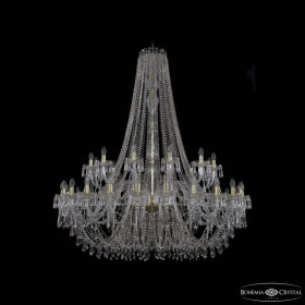 Подвесная люстра Bohemia Ivele Crystal 1403 1403/24+12/530/h-160 G