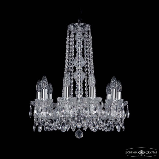 Подвесная люстра Bohemia Ivele Crystal 1402 1402/10/160/h-59 Ni