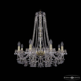 Подвесная люстра Bohemia Ivele Crystal 1409 1409/8/240/h-75 G