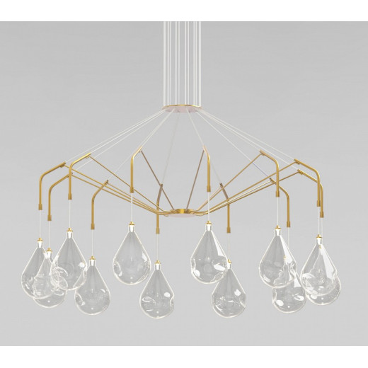 Подвесная люстра Eurosvet  201002/12 латунь Smart