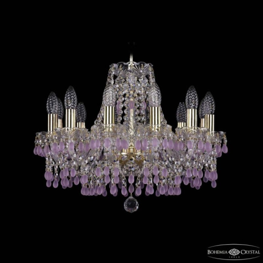 Подвесная люстра Bohemia Ivele Crystal 1410 1410/12/160 G V7010