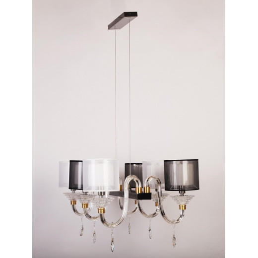 Подвесная люстра Manne L.4306 L.4306-6 SILVER BL+WH