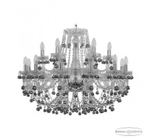 Подвесная люстра Bohemia Ivele Crystal 1409 1409/12+6/300 Ni K731