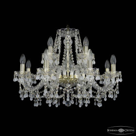 Подвесная люстра Bohemia Ivele Crystal 1410 1410/8+4/240 G V0300