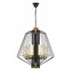 Подвесная люстра LUMINA DECO Canti LDP 1244-5 BK+MD
