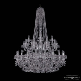 Подвесная люстра Bohemia Ivele Crystal 1409 1409/20+10+5/400/h-152/2d Ni