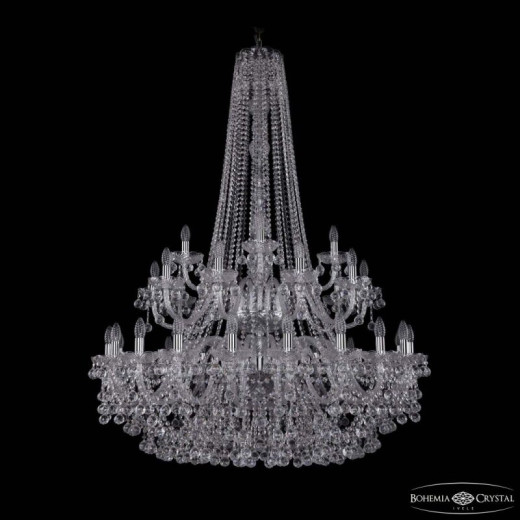 Подвесная люстра Bohemia Ivele Crystal 1409 1409/20+10+5/400/h-152/2d Ni