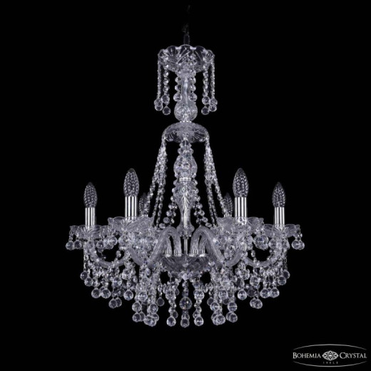 Подвесная люстра Bohemia Ivele Crystal 1409 1409/6/195/XL-68 Ni