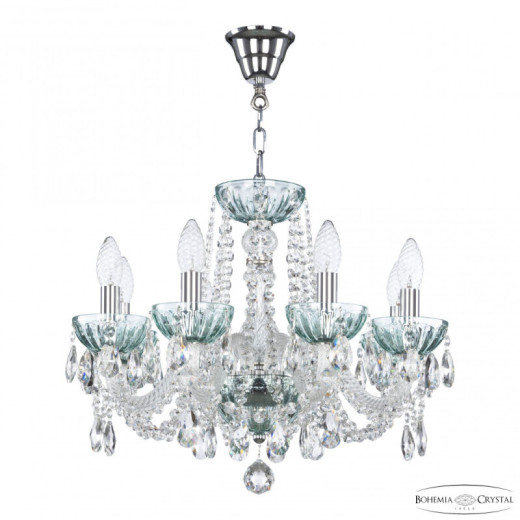 Подвесная люстра Bohemia Ivele Crystal 5402 5402/8/165 Ni Birusa/M-1H