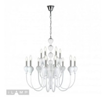 Подвесная люстра iLamp Lady 88003-8+4 WH