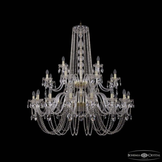 Подвесная люстра Bohemia Ivele Crystal 1402 1402/16+8+4/460/2d G