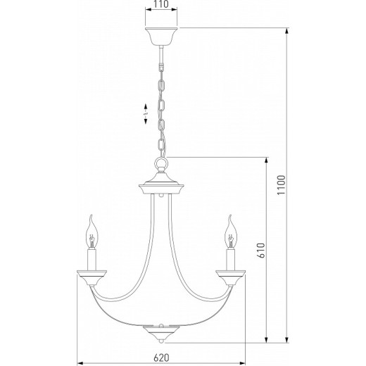 Подвесная люстра Eurosvet Lazzaro 60098/5 хром