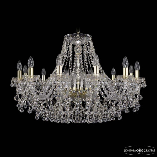 Подвесная люстра Bohemia Ivele Crystal 1409 1409/12/300 G