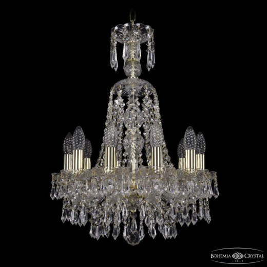 Подвесная люстра Bohemia Ivele Crystal 1403 1403/10/141/XL-61 G
