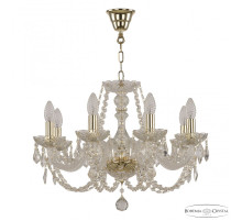 Подвесная люстра Bohemia Ivele Crystal 101 101/8/195 G Leafs