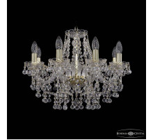 Подвесная люстра Bohemia Ivele Crystal 1409 1409/8/195 G
