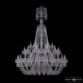 Подвесная люстра Bohemia Ivele Crystal 1410 1410/24+12+6/460/XL-175/2d Ni V0300