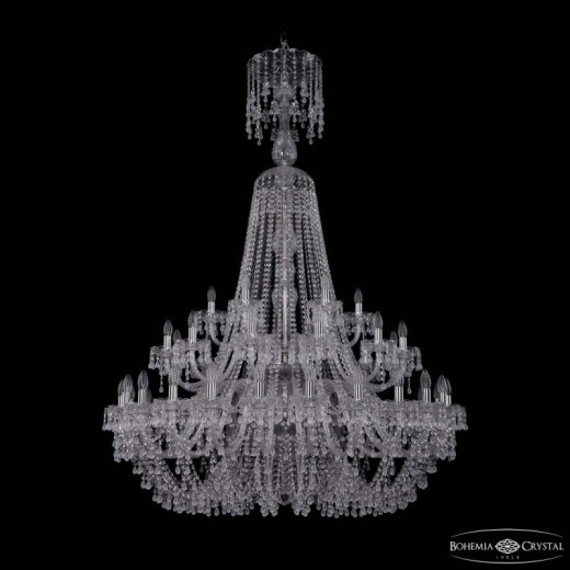 Подвесная люстра Bohemia Ivele Crystal 1410 1410/24+12+6/460/XL-175/2d Ni V0300