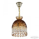 Подвесная люстра Bohemia Ivele Crystal 5478 5478/22 G Amber/M-1F Leafs K721