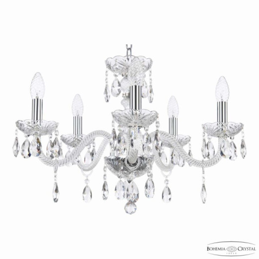 Подвесная люстра Bohemia Ivele Crystal 117 117/5/195 Ni