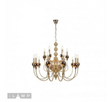 Подвесная люстра iLamp Lady 88003-10+5 GD