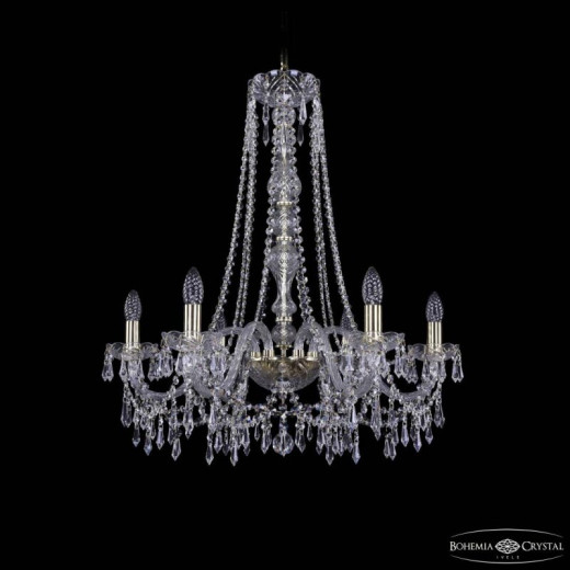 Подвесная люстра Bohemia Ivele Crystal 1403 1403/6/240/h-76 G