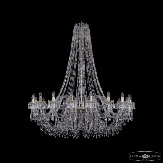 Подвесная люстра Bohemia Ivele Crystal 1403 1403/20/530/h-160 G