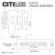 Подвесная люстра Citilux DART CL231272