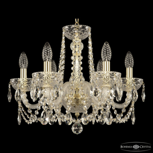 Подвесная люстра Bohemia Ivele Crystal 5402 5402/6/165 G Clear/M-1F