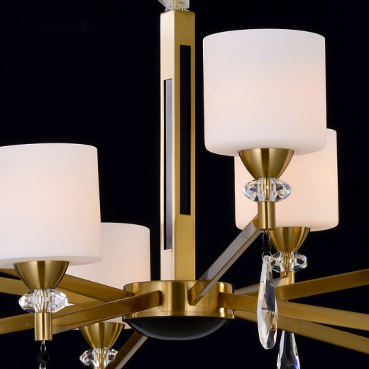 Подвесная люстра ILLUMICO IL5182 IL5182-10PLS-29 BRASS KELTIC