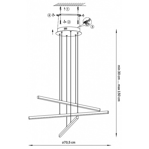 Подвесная люстра Lightstar Palla 739132