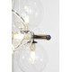 Подвесная люстра LUMINA DECO MERIDO LDP 7033-7 BK+CL