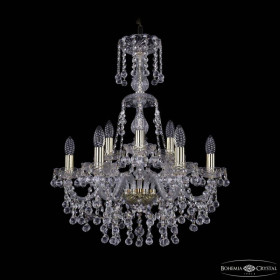 Подвесная люстра Bohemia Ivele Crystal 1409 1409/6+3/195/XL-68 G