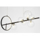 Подвесная люстра LUMINA DECO MERIDO LDP 7033-7 BK+CL