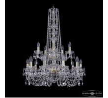 Подвесная люстра Bohemia Ivele Crystal 1402 1402/10+5/240/h-90/2d G