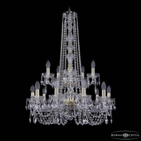 Подвесная люстра Bohemia Ivele Crystal 1402 1402/10+5/240/h-90/2d G