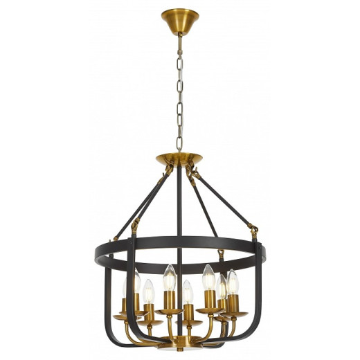 Подвесная люстра LUMINA DECO Berling LDP 8024-8 BK+MD