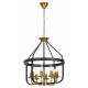 Подвесная люстра LUMINA DECO Berling LDP 8024-8 BK+MD
