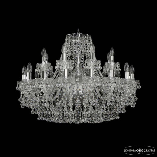 Подвесная люстра Bohemia Ivele Crystal 1409 1409/16+8/300 Ni