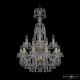 Подвесная люстра Bohemia Ivele Crystal 1409 1409/10+5/195/XL-83/2d G