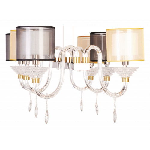 Подвесная люстра Manne L.4306 L.4306-6 SILVER GO+BL