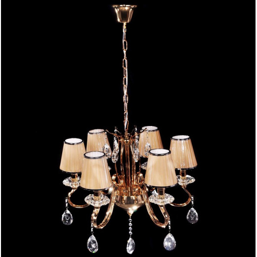 Подвесная люстра LUMINA DECO Finezzia LDP 9267-6 GD