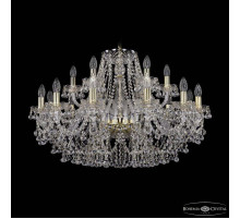 Подвесная люстра Bohemia Ivele Crystal 1409 1409/12+6/300 G