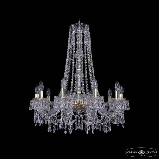 Подвесная люстра Bohemia Ivele Crystal 1403 1403/10/240/h-76 G