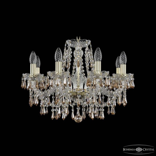 Подвесная люстра Bohemia Ivele Crystal 1403 1403/8/195 G K721