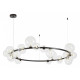 Подвесная люстра LUMINA DECO MERIDO LDP 7033-24 BK+CL